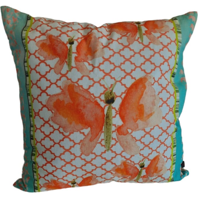 Furnilux Sierkussens - 45x45 cm - Set van 2 - Vlinder Kira Design