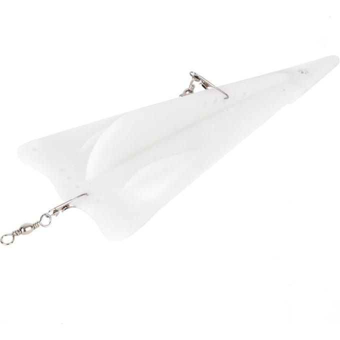 3 stuks Plastic Vissen Trollen Duikbord Kunstmatig Aas Lure Visaccessoire white
