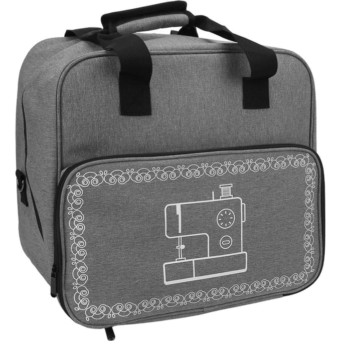 Sac pour Machine à coudre, grande capacité, Durable, pratique, plusieurs poches, conception, transport de Machine à coudre gris