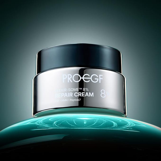 [DERMA FACTORY] PRO EGF Flexir-some 8% Crème Réparatrice 50ml black