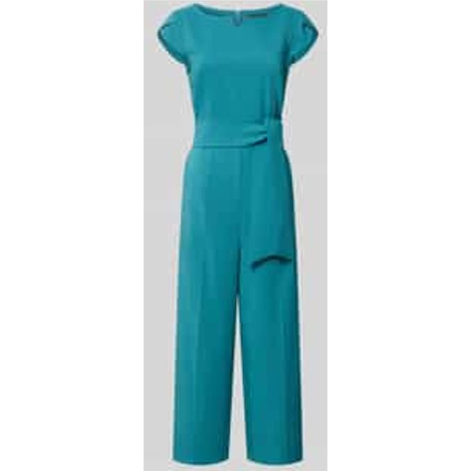 Regular fit jumpsuit met strikceintuur