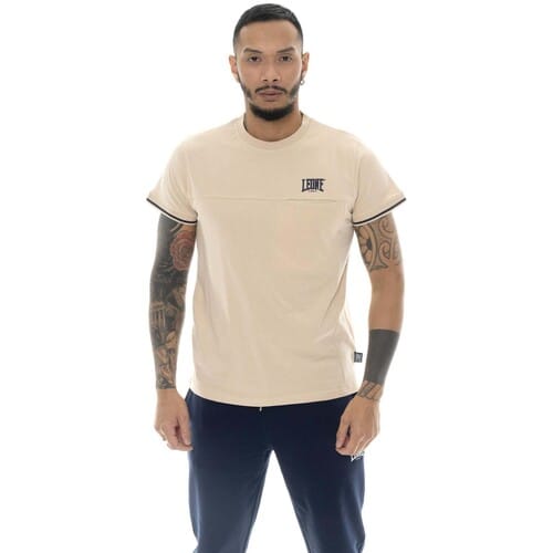 T-shirt Korte Mouw Leone 1947 Man Short Sleeves Easy