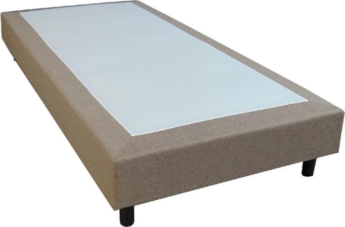 Slaaploods.nl Basic - Boxspring zonder matras - 120x210 cm - Twijfelaar - Beige