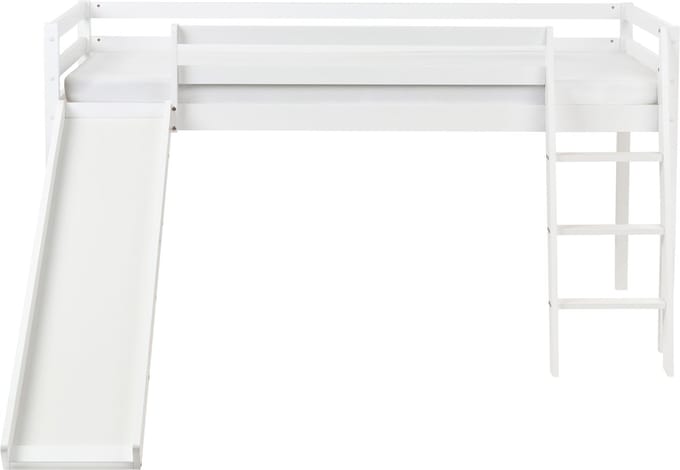 STAPLE - Hoogslaper - Wit - 90 x 200 cm - Dennenhout
