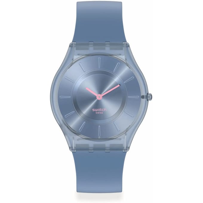 Swatch Skin SS08N100-S14 Denim Blue Horloge