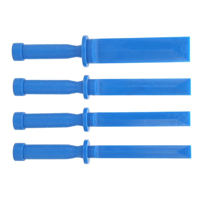 4 stuks Plastic Beitel Schraper Set Niet-krassend Universeel Schraper Verwijdergereedschapskit voor Verwijderen blue