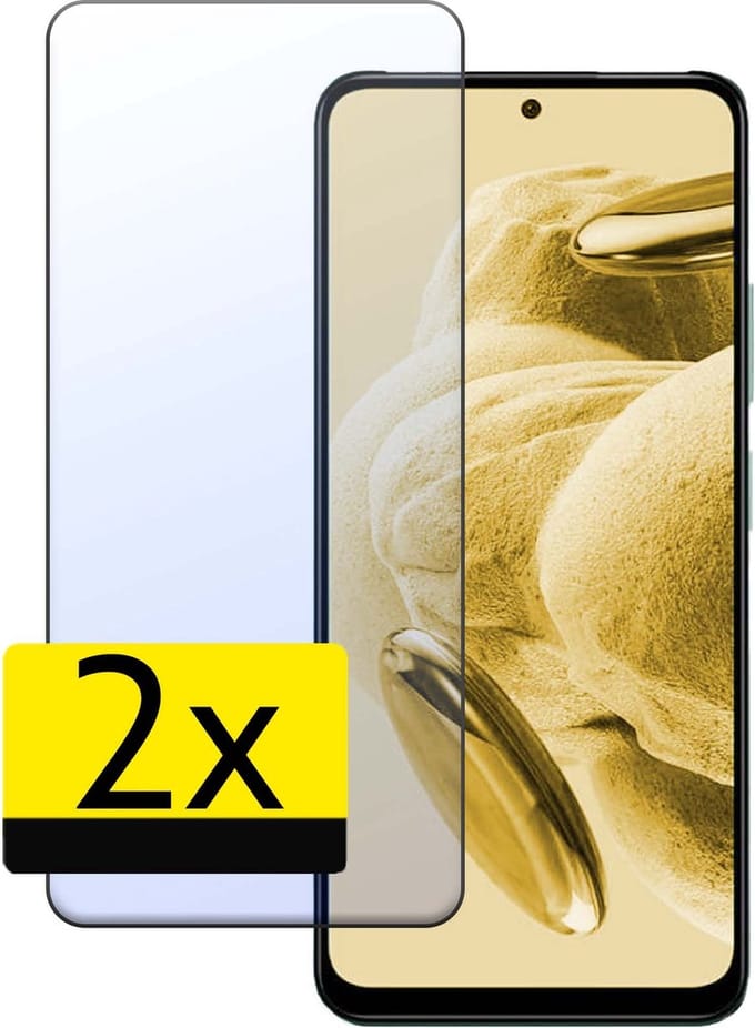 Screenprotector - Geschikt voor Xiaomi Redmi Note 12 5G - 2 Stuks - Extra Sterk - Beschermglas - Gehard Glas - Tempered Glass - Screen Protector