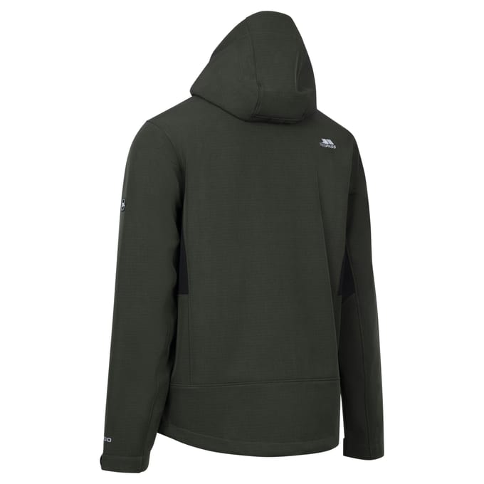 Trespass Heren Dante Softshell Jack (Donkergroen)