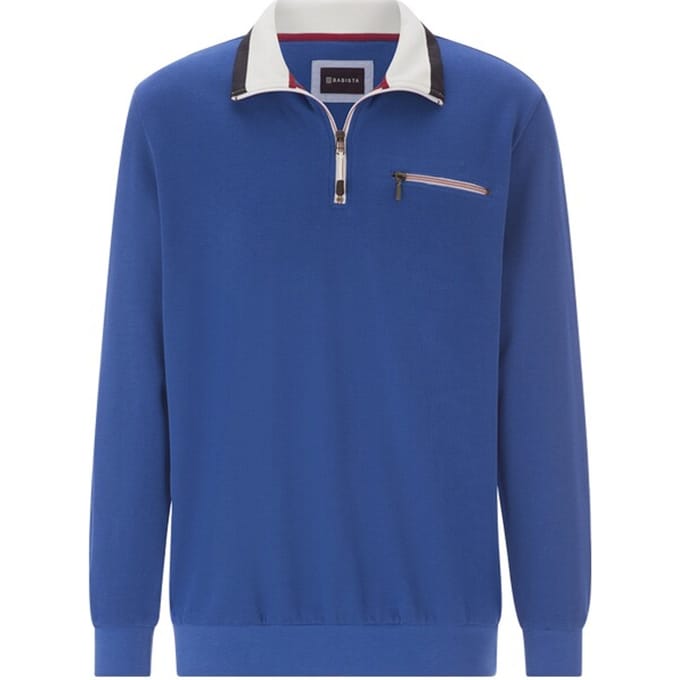 Babista herren Sweatshirt - 56/58 - koningsblauw - Plus Size