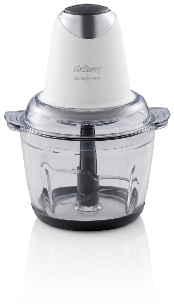 Arzum Glasschopp Hakmolen AR1164-0200 | Wit - Glazen mengkom - 2 liter - 300W