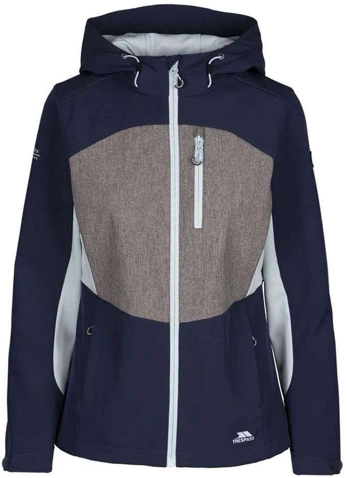 Trespass Eckwood Softshelljack Blauw L Vrouw