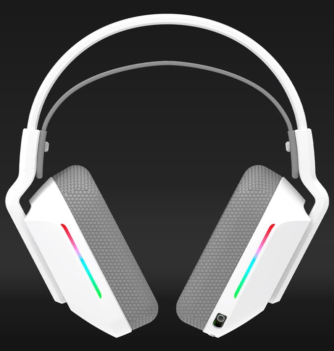 Aqirys Alya White 2.0 – Gaming Headset – Wit – Stereo – Lichtgewicht Headset met Mic