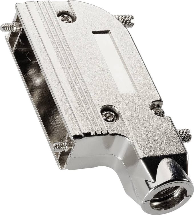 BKL Electronic 10120273 10120273 D-sub behuizing Aantal polen: 15 Metaal Zilver 1 stuk(s)