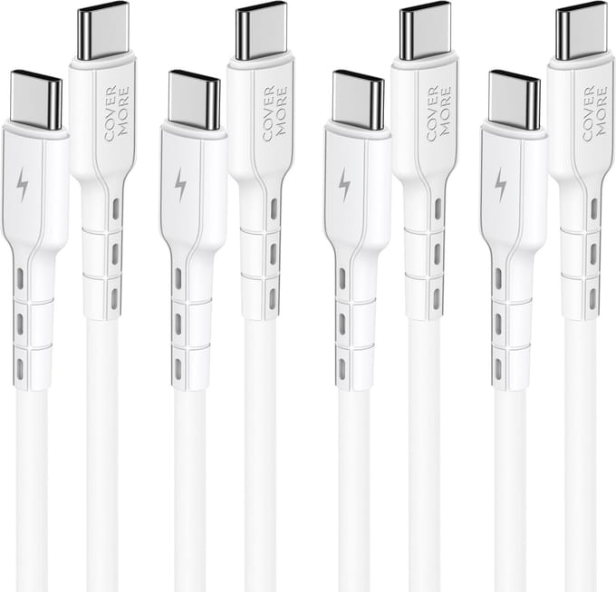 Usb C naar usb C kabel - 4 stuks - Oplaadkabel geschikt voor Samsung, iPhone 17 16 15 plus pro max air