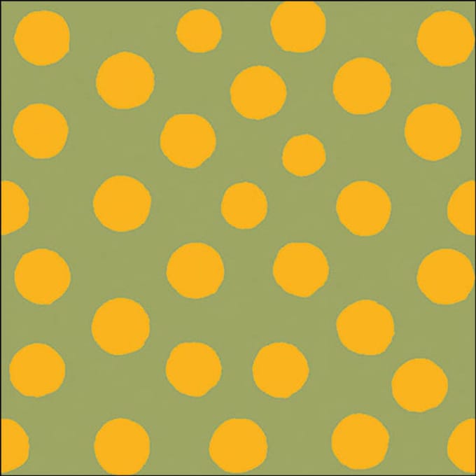 Ambiente Lunch servetten - Polka dots - Yellow/Green