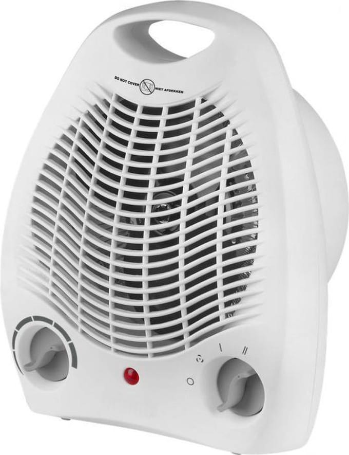 Verticale verwarming EDM Wit 1000-2000 W
