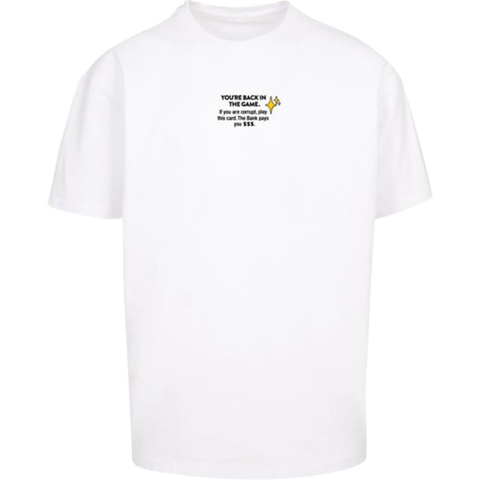 Mister Tee Intepol Oversized T-shirt Wit