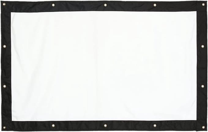 Projectiescherm - Beamerdoek Vouwbaar - Thuisbioscoop Presentatie - Lichtgewicht Draagbaar - 120 inch - Matwit