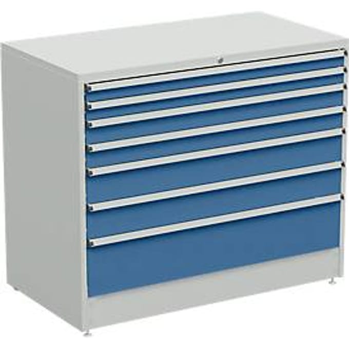 Ladekast, 7 schuifladen, B 1330 x D 715 x H 1100 mm