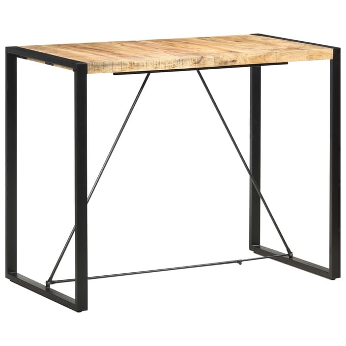 vidaXL - Bartafel - 140x70x110 - cm - massief - mangohout