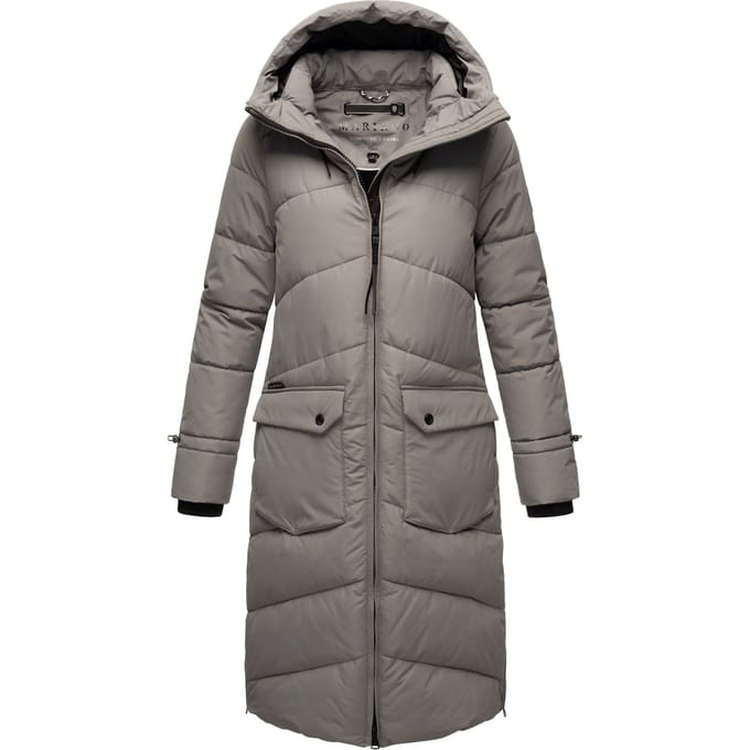Marikoo Tomomii dames winterjas – lang, warm & met capuchon