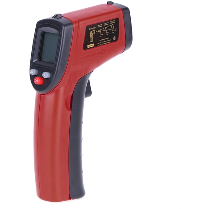 Digitale infraroodthermometer Laser industriële temperatuurpistool contactloos met achtergrondverlichting