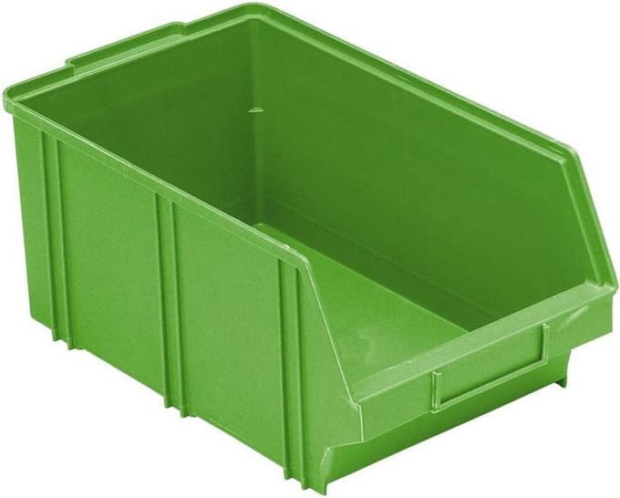 Magazijnbak B4 - 210x330x155mm - Groen