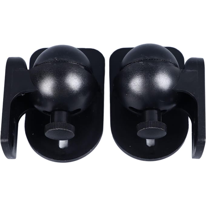 2 Stuks Basisbeugels Kleine Luidspreker Wandmontagebeugel Surround Sound Beugel Houder voor Thuis black