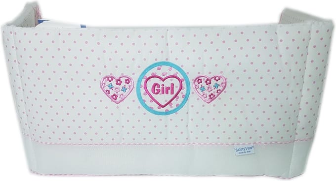 ANEL - bedomrander groot - Girl - met safety vent. - 180x35cm