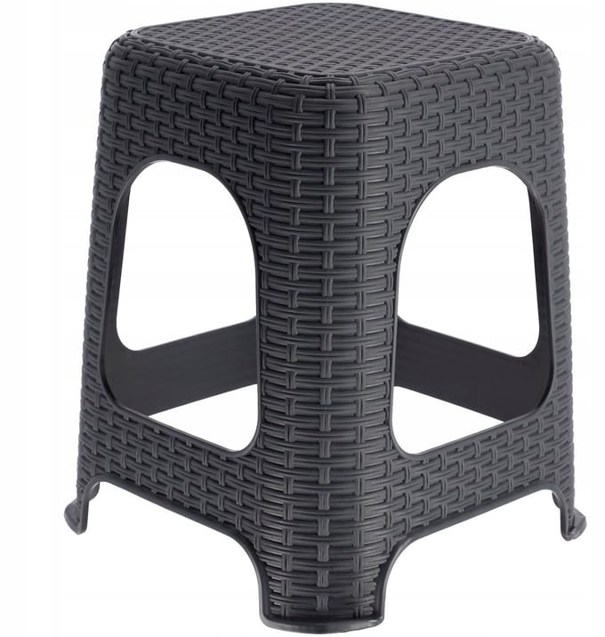 Stevig Antraciet Keukentabouret met Antislip Voeten - Max 120 kg