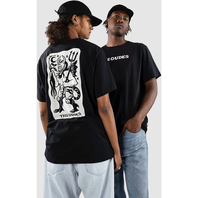 The Dudes Orgy T-Shirt zwart