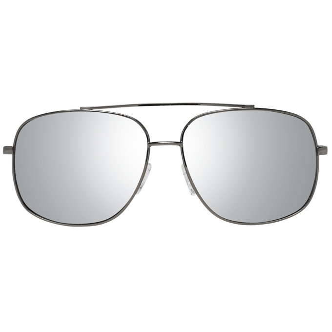 Guess - GF0207 - Zonnebril - Heren - Metaal - Grijze lens