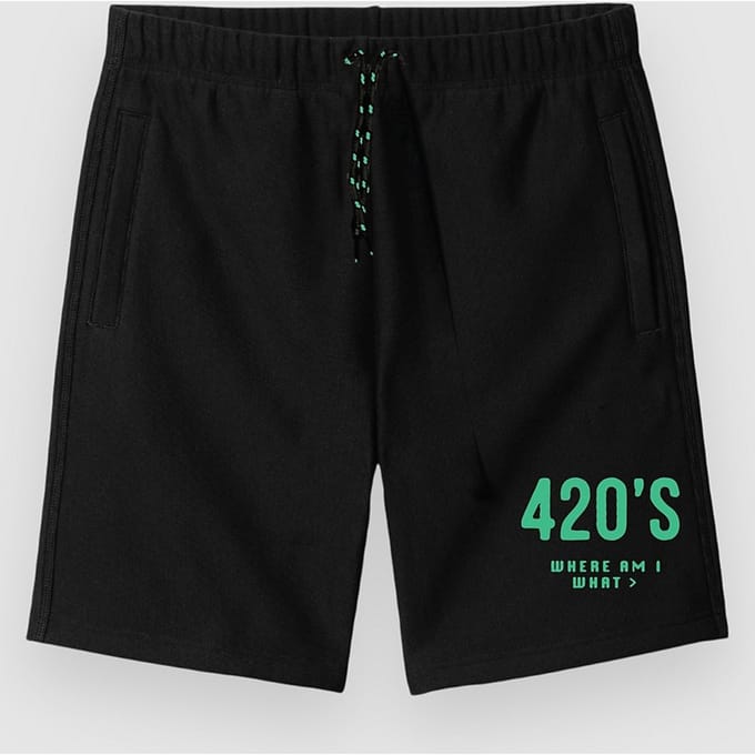 The Dudes Test Subject #1 Green Korte Broek zwart