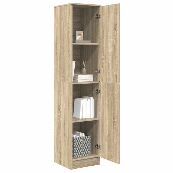 vidaXL - Highboard - Sonoma - Eik - 35 - x - 39 - x - 168 - cm