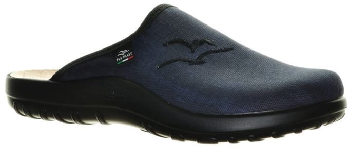 Fly Flot Blauw Canvas Slipper maat 45