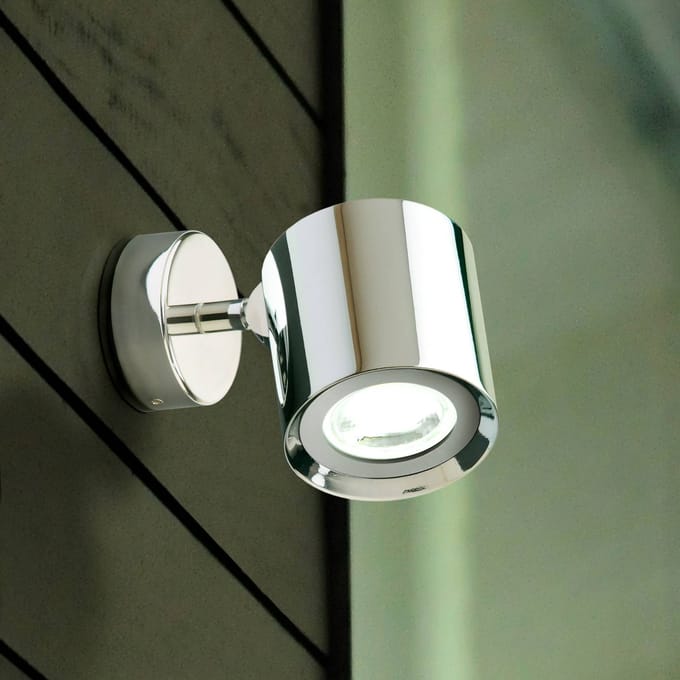 Milan Iluminación Milan Kronn - draaibare wandlamp, chroom