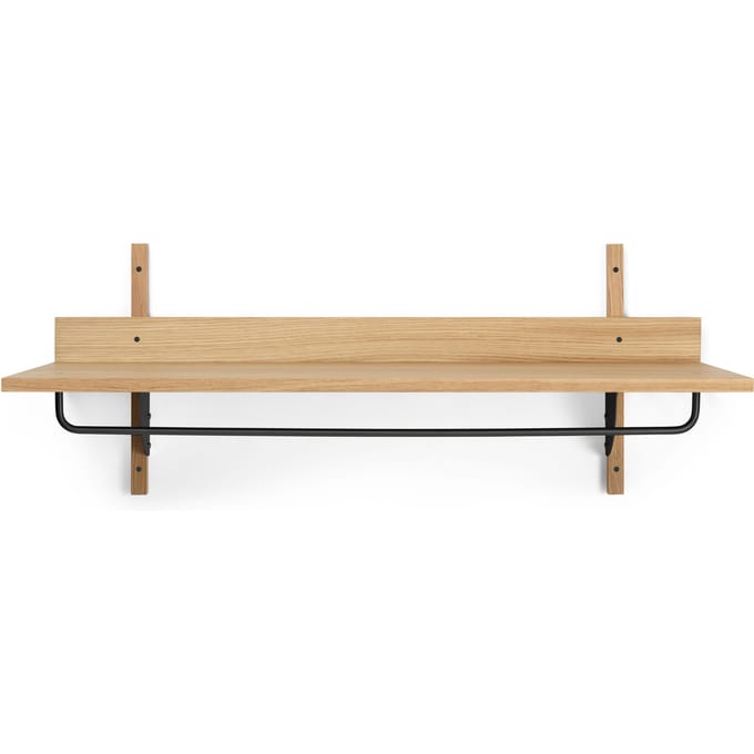 Ferm Living Regal Sector Rack - eiken/messing zwart