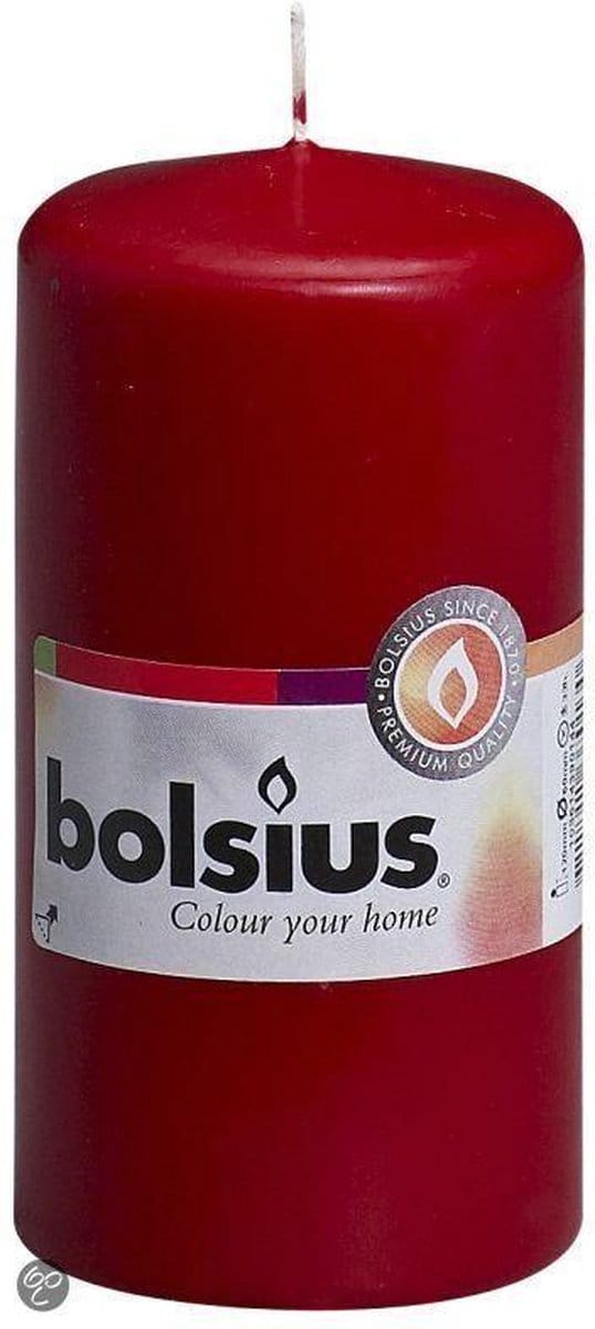 Bolsius Stompkaars 120/60 Wijnrood