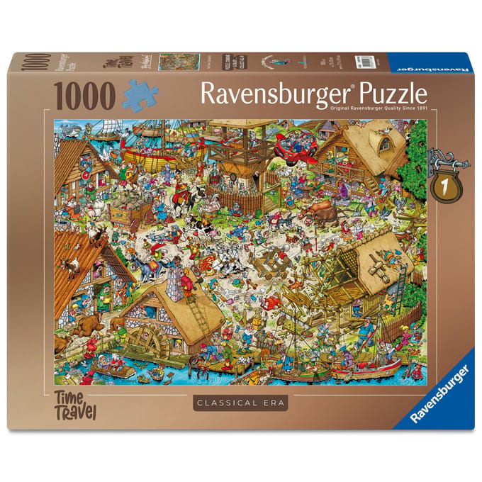Ravensburger Ray's Comic Series - Time Travel 1 - Classical Era - 1000 stukjes Legpuzzel