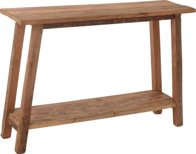J-Line console Vierkant - hout - naturel