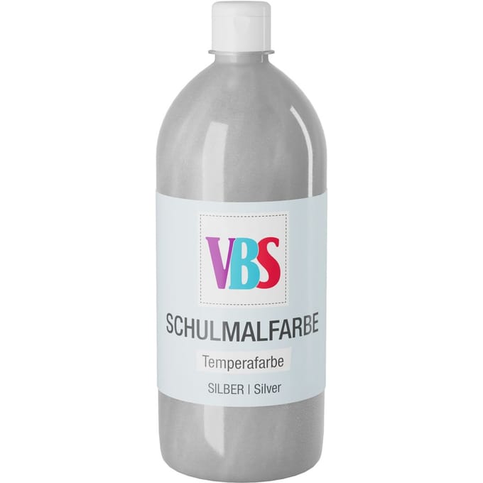 VBS Schoolverf, 1000 ml - Zilver