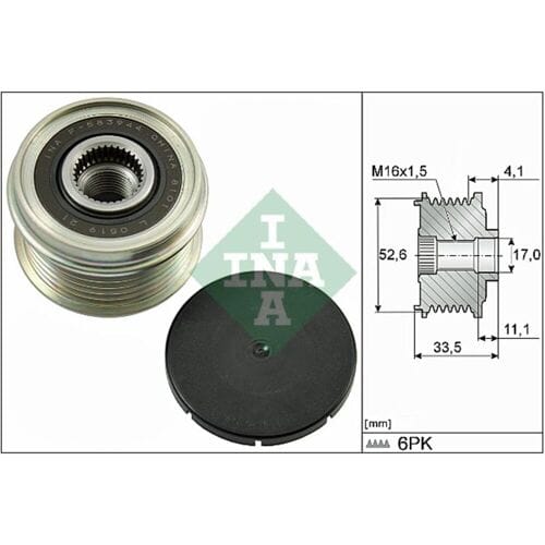 Schaeffler Ina Generator vrijloop INA 535 0025 10
