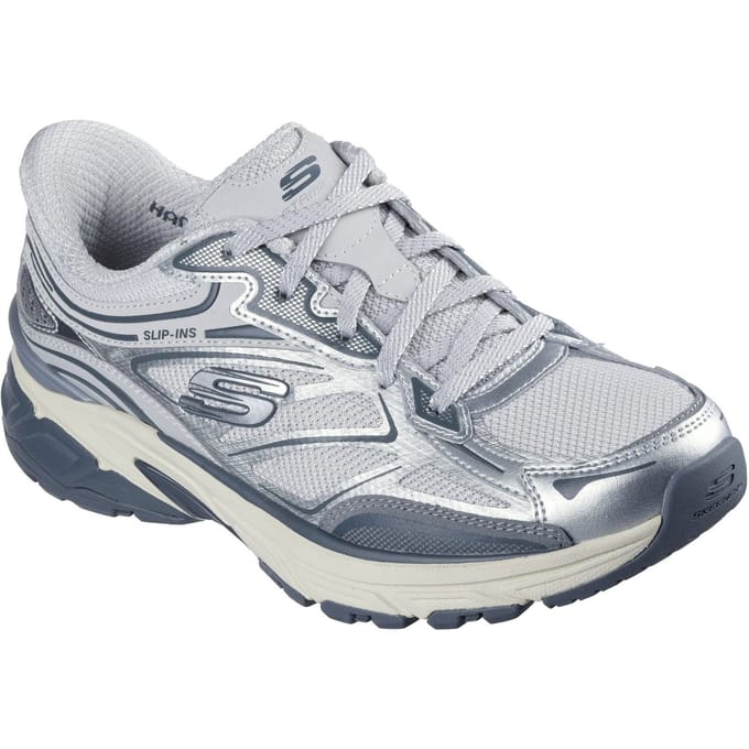 Skechers STAMINA SPORT Dames Instappers - Zilver / Grijs