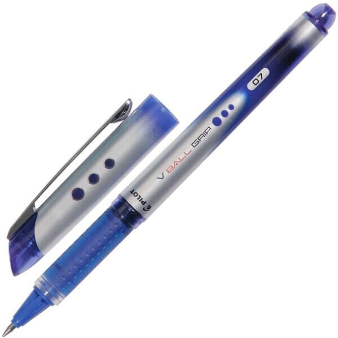 Pilot - Rollerpen V-Ball Grip -07 - blauw - 1 stuks