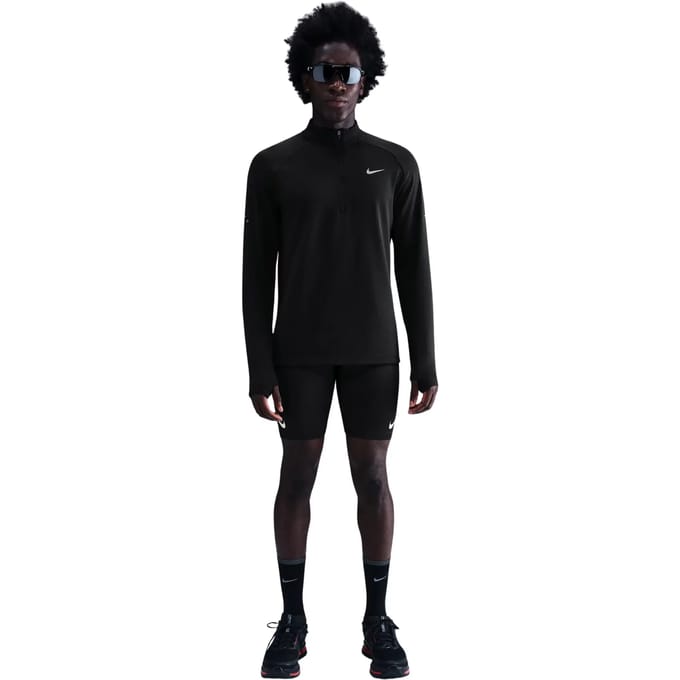 Langarmshirt met halve rits Nike Stride