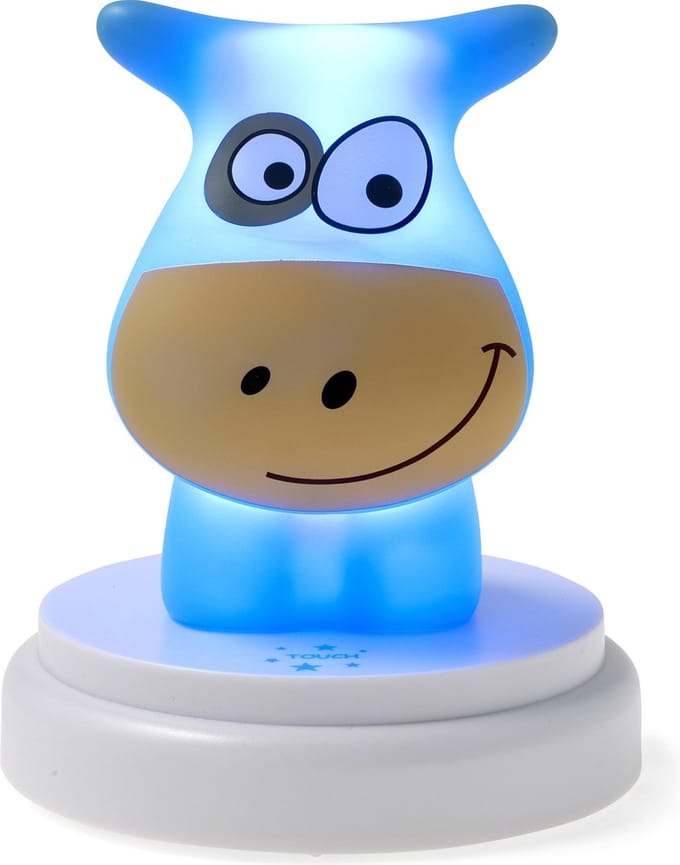 Alecto NAUGHTY COW - LED nachtlampje - Koe - Blauw