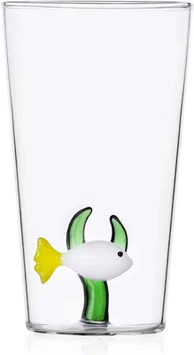 Ichendorf Marine Garden longdrinkglas witte vis + groen zeewier