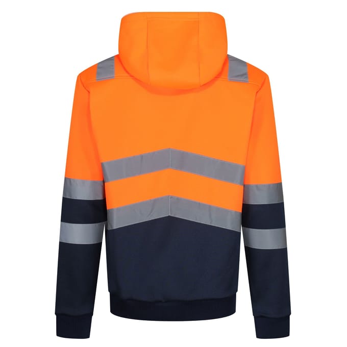 Regatta Heren Overhead High-Vis Hoodie (Oranje)