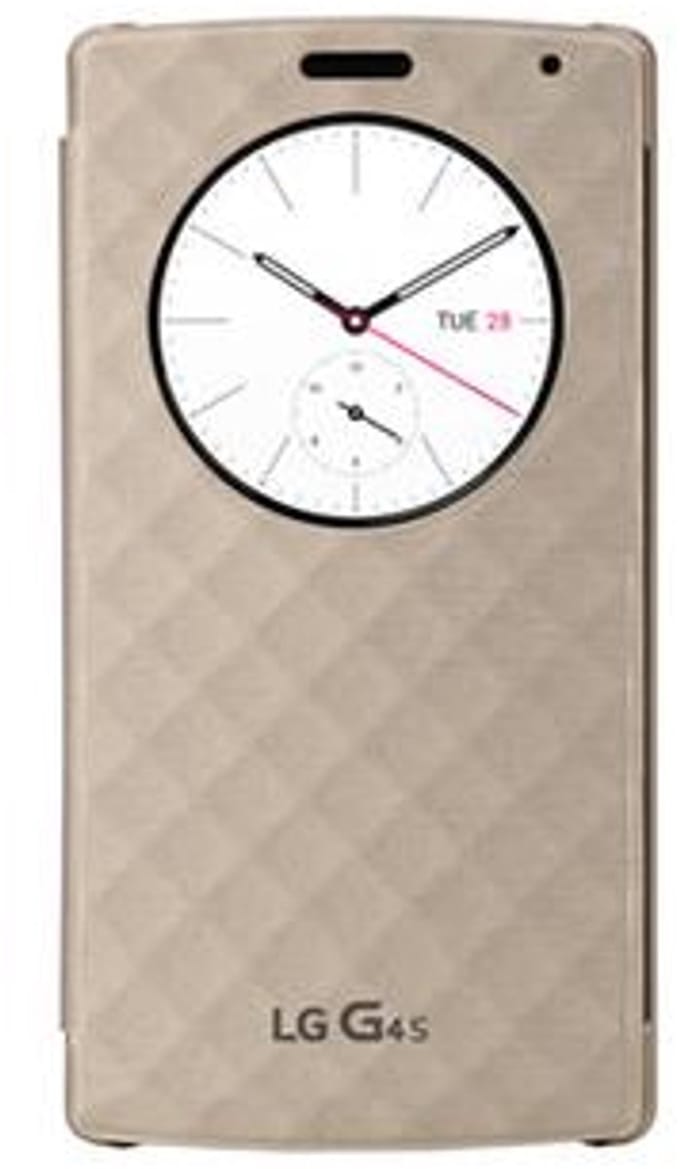 LG CFV-110 mobiele telefoon behuizingen Folioblad Goud