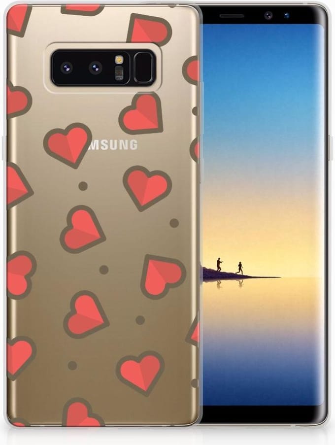 TPU Hoesje voor Samsung Galaxy Note 8 TPU bumper Hearts